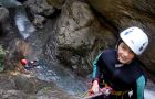 Canyoning in Nyon: abseiling with children