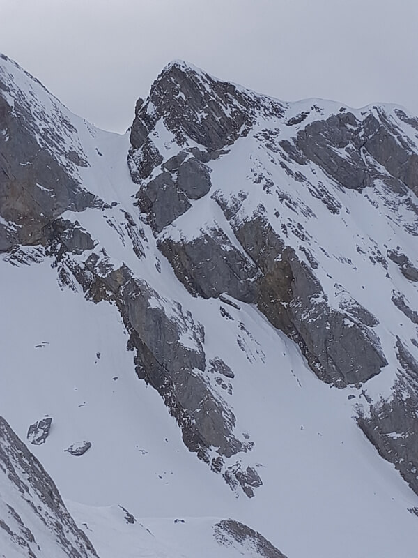 Couloir Combaz dans les Aravis