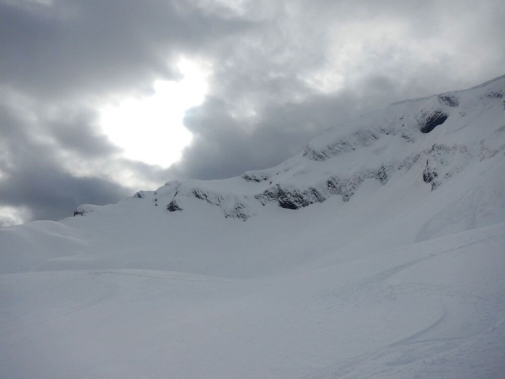 Couloir Nord-Est du Mont-Charvin : Serraval, Annecy, Haute-Savoie