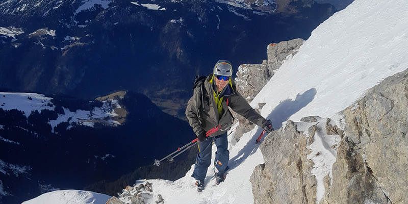 Sommet du Jallouvre en ski de rando