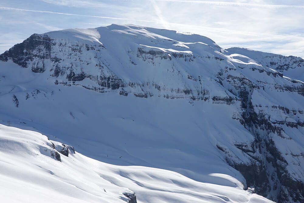 Versant ouest du mont Buet en Haute-Savoie