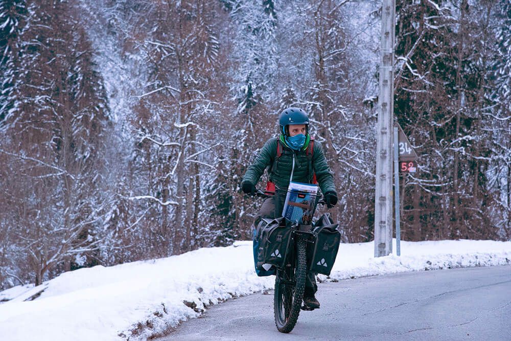 Distribution à vélo : Saint-Gervais-Mont-Blanc