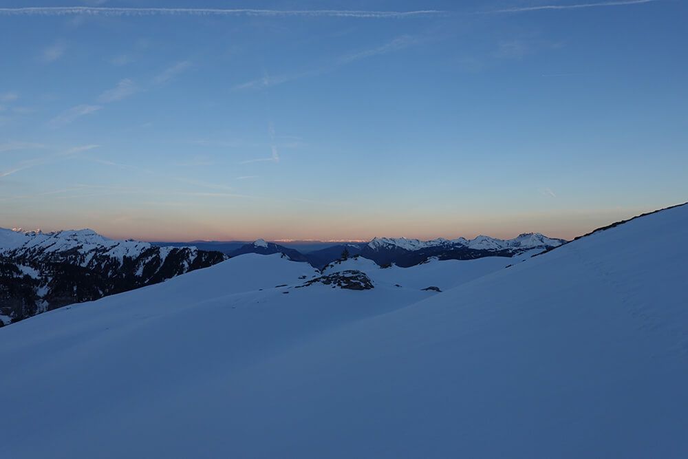 Levé de soleil: Samoens