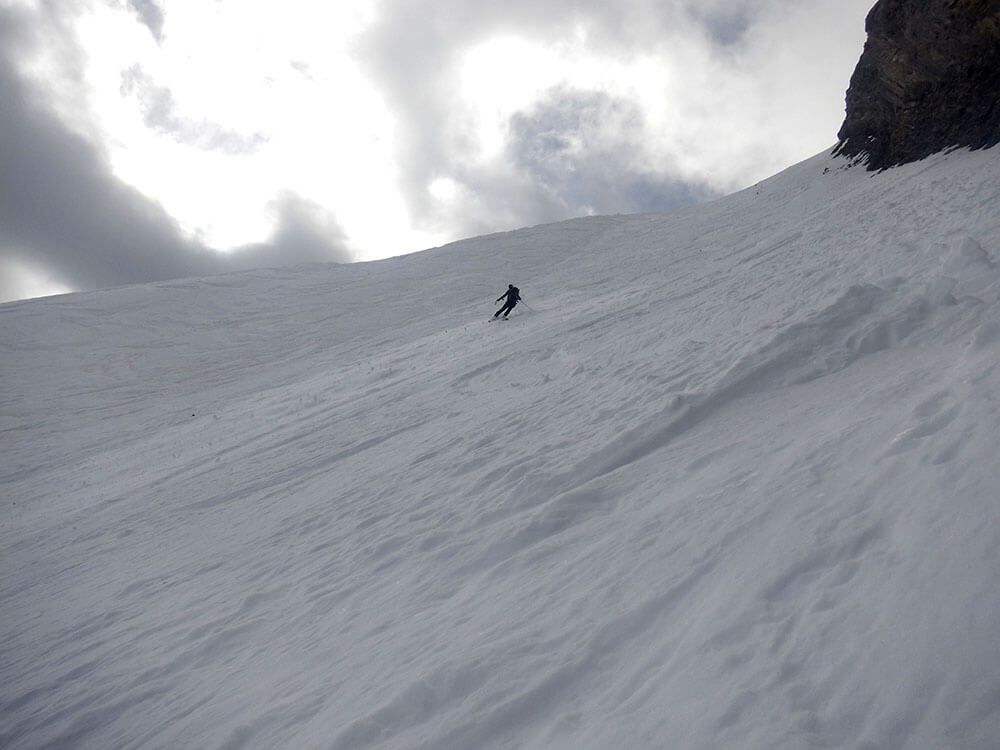 Couloir Nord-Est du Mont-Charvin : Serraval, Annecy, Haute-Savoie