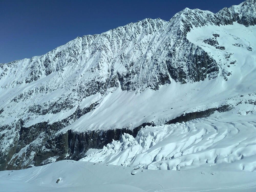 Ski de rando au Grands-Montets: Argentière, Chamonix