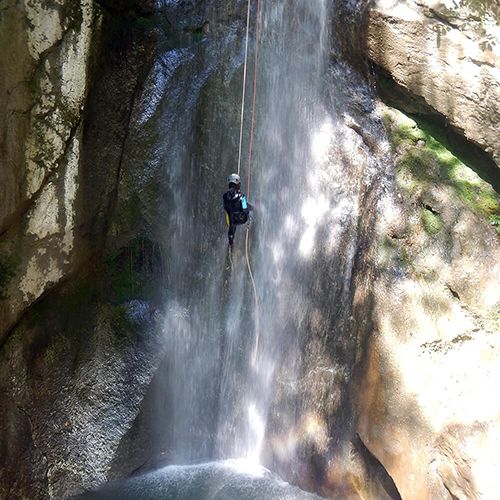 Photo canyoning proche de Genève