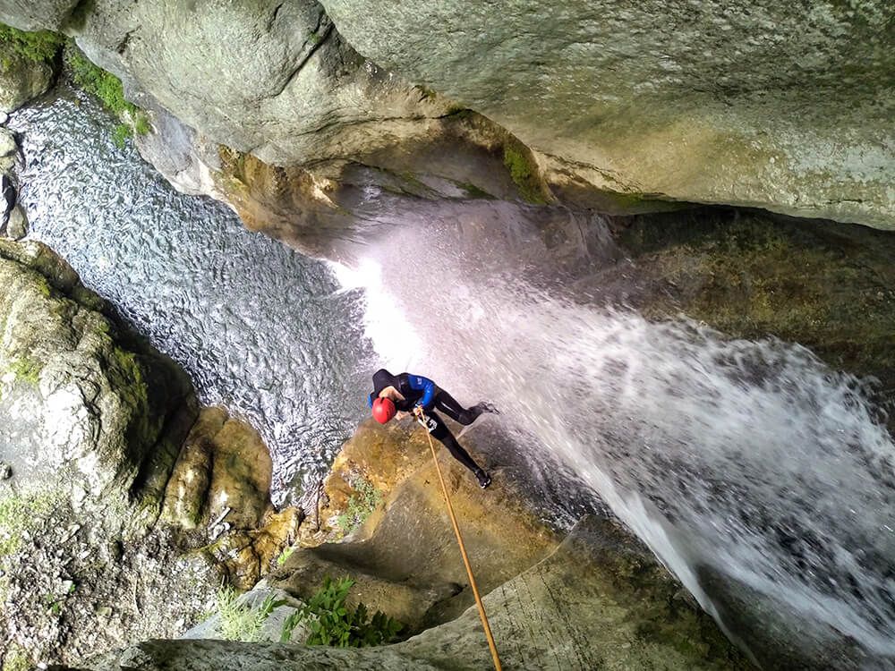 Photo canyoning proche de Passy