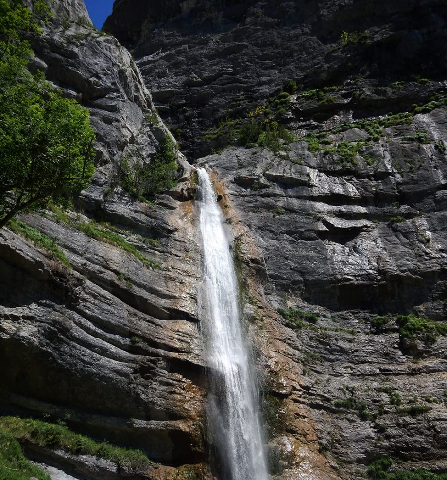 Cascade des Ecouges : 65 m.