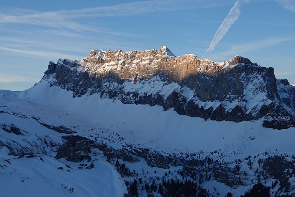 Les frètes de Villy depuis le refuge de Grenairon