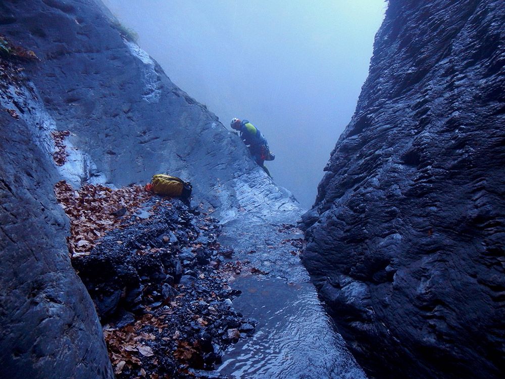 Canyon de Reninge, Haute-Savoie.