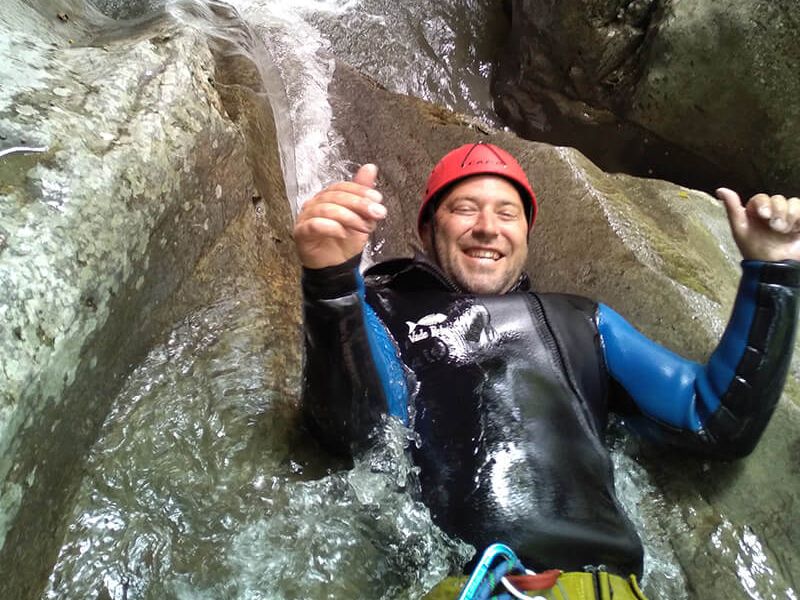 Les toboggans de Balme, canyon Samoens