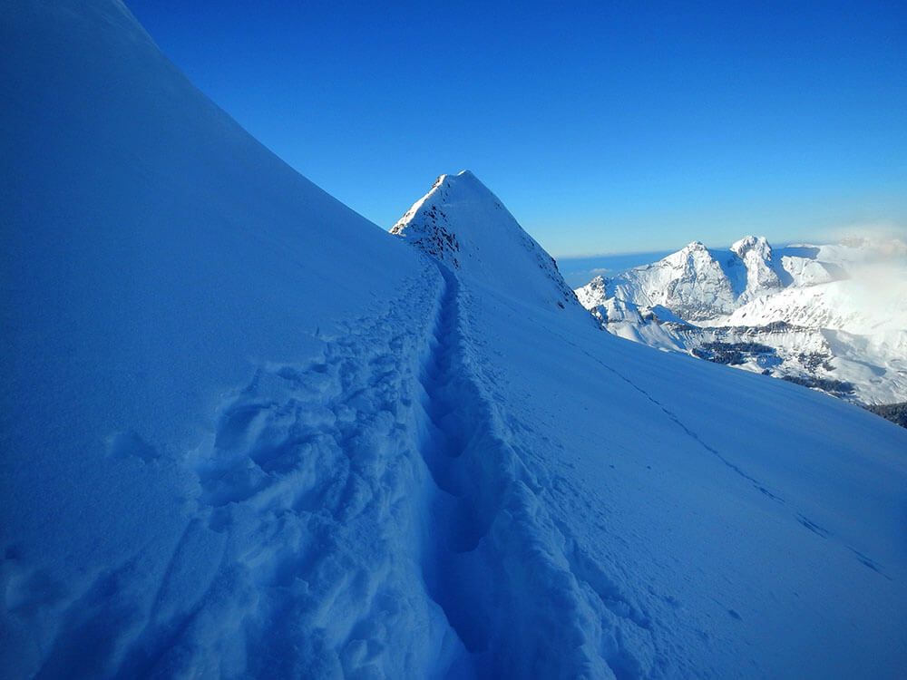 Ski de rando à La Clusaz