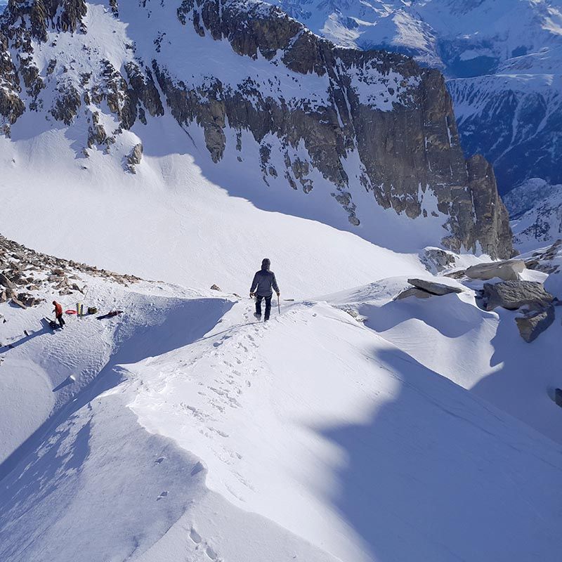 Col droit glacier du Trient