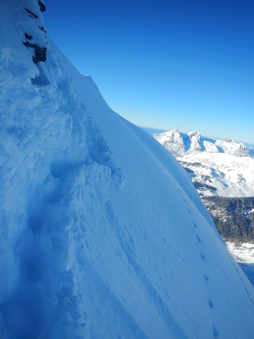 Ski de rando à Laclusaz