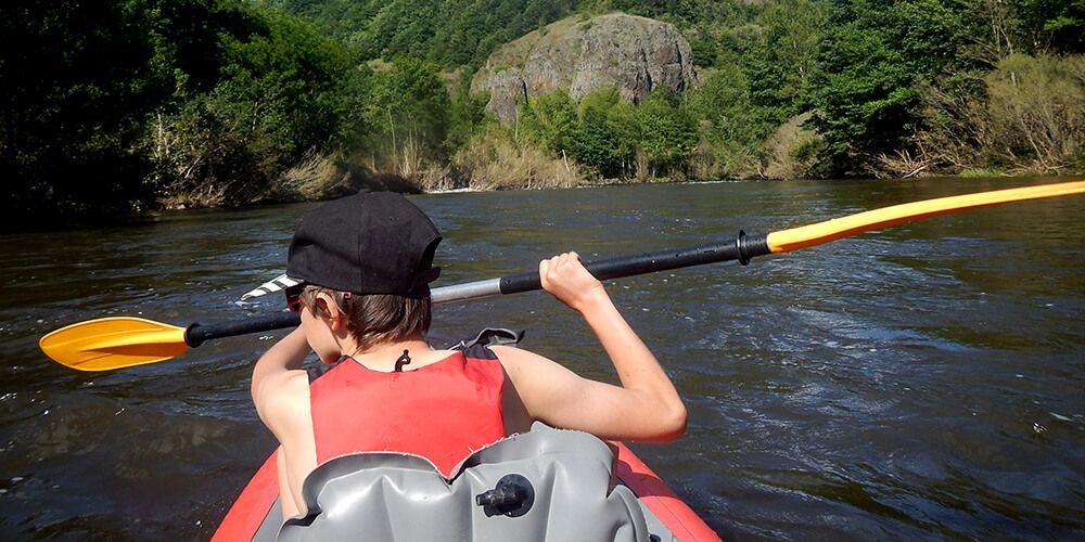 Kayak sur l'Allier