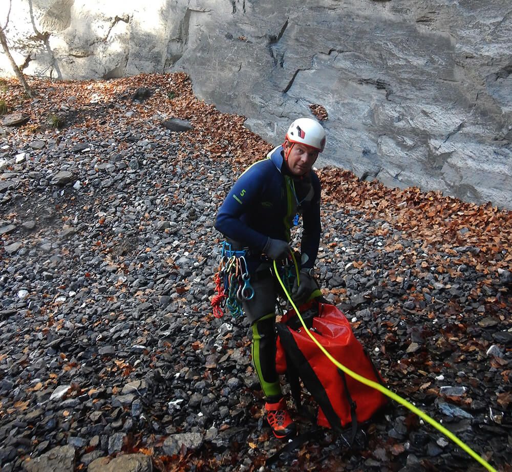 Canyon de Reninge, Haute-Savoie.