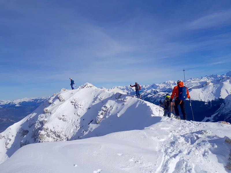 Le Jallouvre en ski de rando