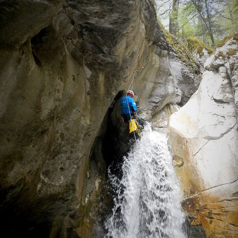 Canyon du Bronze: rappel