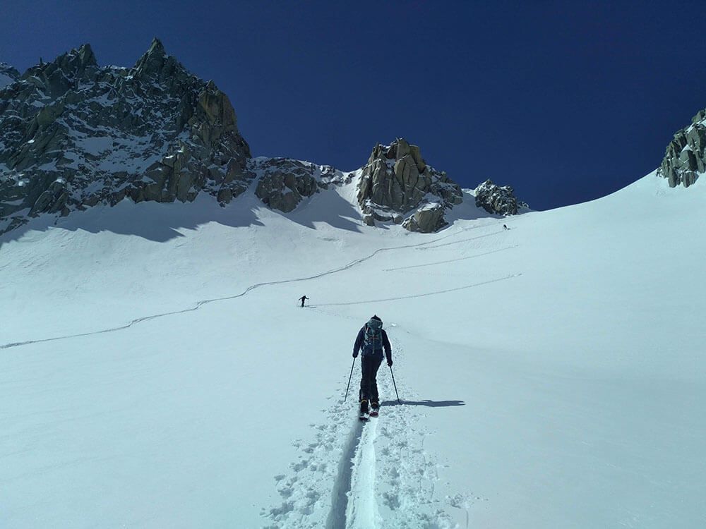 Ski de rando au Grands-Montets: Argentière, Chamonix